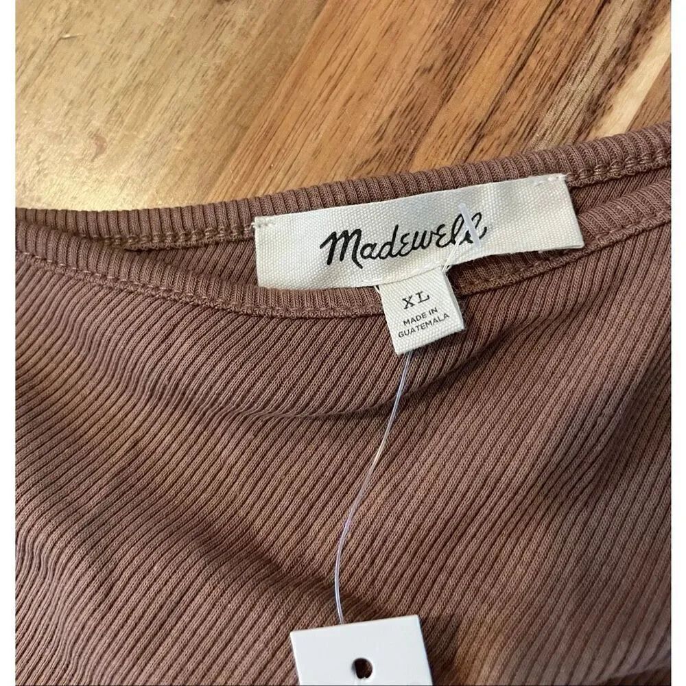 Madewell Supima® Rib One-Shoulder Tank - Picture 3 of 4